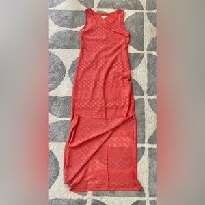 Coral Maxi dress